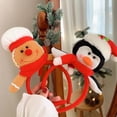 thumbnail image 4 of Inteprter Banda para el cabello de Navidad Elk Penguin Muñeca 3D con diadema ajustable a mano Aro de dibujos animados Accesorios de fotografía Traje de Kits de decoración para fiestas Pingüino Inteprter HA069521-02, 4 of 6