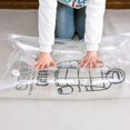 thumbnail image 5 of Hanging Vacuum Storage Bag Set Vacuum Storage Bags, Save 80% Space Ideal for Clothes Storage - Clear (Medium), 5 of 5