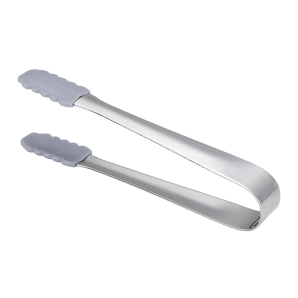 Pinzas de cocina Advancent Acero Inoxidable con Punta de Silicona Plata