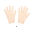 thumbnail image 4 of Qarigey Guantes de muñeca de patinaje artístico brillante, mitones con diamantes de imitación transparentes, guantes de cristal cálidos, rendimiento Type11 NO11 Qarigey AP011707-04, 4 of 6
