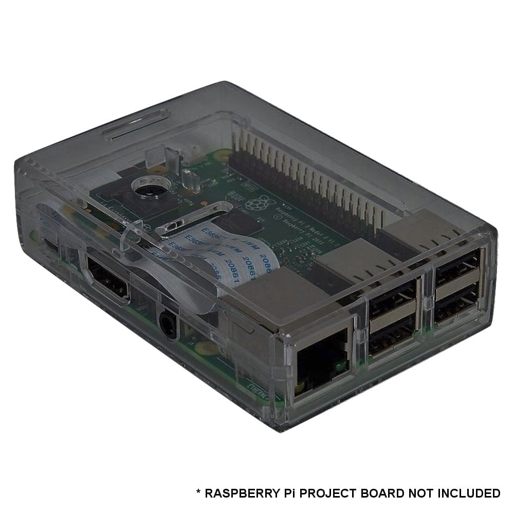 Model Transparent Sliced Acrylic Case Enclosure Box Green Raspberry Pi 3 B