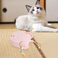 thumbnail image 4 of GROWTH TANK Électrique Chat Jouet Interactif Fonctionnement Automatique Batterie Alimenté Exercice Teaser Rose, 4 of 9