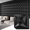 Black, variant on 40 count Wall Panels for Interior Wall Decor Black 11.8"*11.8" Covering Panels, PVC Textured Wall Tile for Living Room, Bedroom DIY Interior Decor