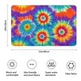 thumbnail image 2 of Colorful Rainbow Tie Dye Spiral Pattern Bathroom Rugs Mat,Non Slip Microfiber Bathroom Rug,Rubber Backing,Soft Bathroom Mats for Bathroom Floor,Tub and Shower,20x32in(50x80cm), 2 of 4