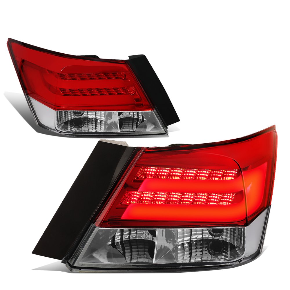 For 2008 to 2012 Honda Accord 4 Door Sedan 3D LED Bar Tail Light