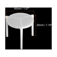 thumbnail image 2 of Unique Bargains Pizza Saver Stand, 100pack  Plastic Tripod Stack for Pizza Boxes, Catering Box, and Food Take Out Service(White), 2 of 5