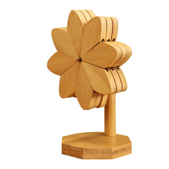 Wood Kitchen Counter Protectors Heatproof Trivets for Hot Dishes Pots Cookware