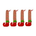 thumbnail image 4 of WRITWAA 4 Pcs Floor Protectors for Chairs Assorted Color Socks Shape Christmas Theme Home Decoration Office Use, 4 of 8