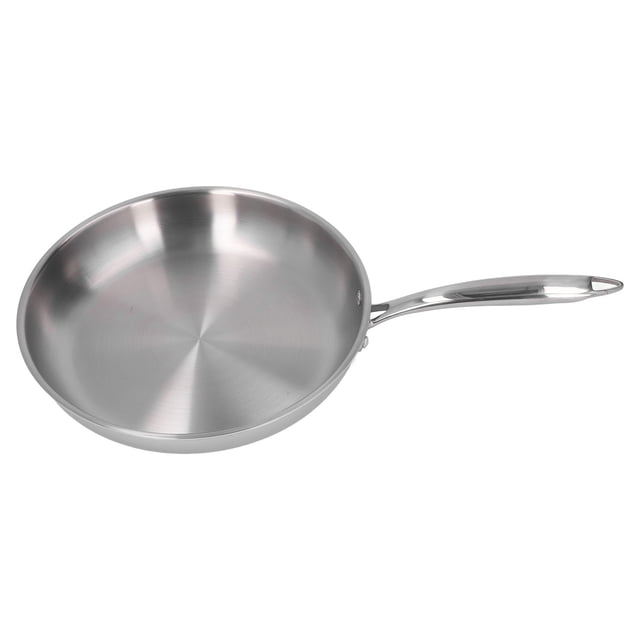 Stainless Steel Skillet Stainless Steel Frying Pan Professional Heat Distribution for Omelette Cooking