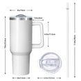 thumbnail image 3 of 40 oz Dog Tumbler Stainless Steel Handle Flip Straw Lid Travel 40oz Dog Tumblers Lids Straws Vacuum Insulated Leak Proof Cup Mug Gifts for Men Women Travel Accessories Must Have, 3 of 3