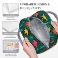 thumbnail image 3 of Balery Colorful Dinosaurs Bolsa de Almuerzo para Mujeres, Caja de Almuerzo, Bolsa de Almuerzo Pequeña Impermeable, Tote de Almuerzo Reutilizable con Gran Capacidad, 3 of 6