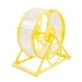 thumbnail image 3 of Hamster Wheel,Hamster Exercise Wheel Silent Treadmill Running Cage with Bracket Suitable for Hamsters Golden Bears Gerbils,Yellow, 3 of 9
