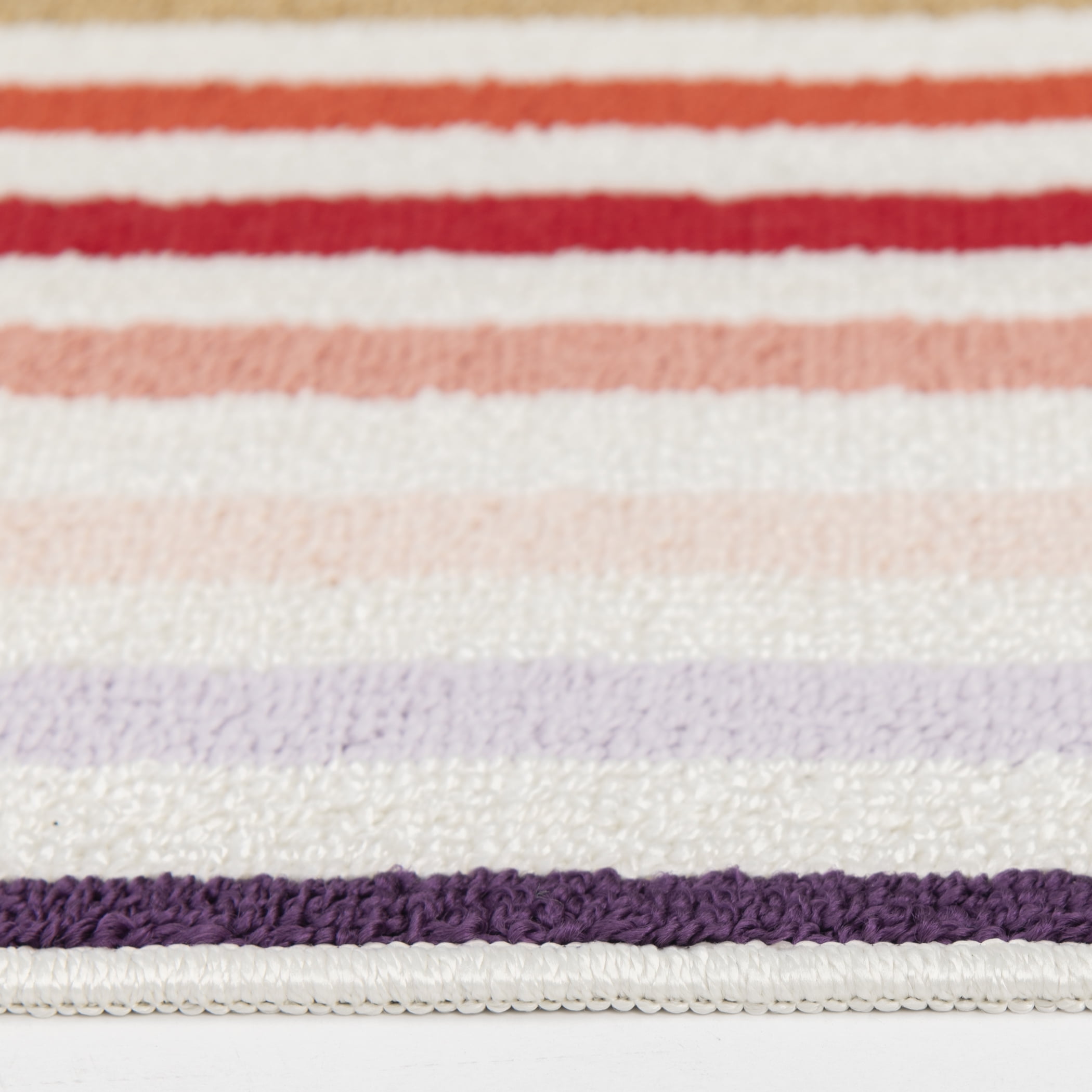 (2 pack) Mainstays Rainbow Stripe Indoor Area Rug, 36"x56"