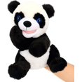 thumbnail image 1 of Panda Hand Puppet Plush Animal Toy With Movable Mouth For Role Play Storytelling, 1 of 4