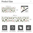 thumbnail image 3 of Yayeee Faucet Mat for Kitchen Sink 14.7" Diatomite Long Splash Guard Pad, Green Christmas House, 2 Pack, 3 of 7