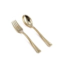thumbnail image 4 of Balsa Circle 24 Pieces 4" Gold Disposable Plastic Dessert Spoons Party Catering Tableware, 4 of 8