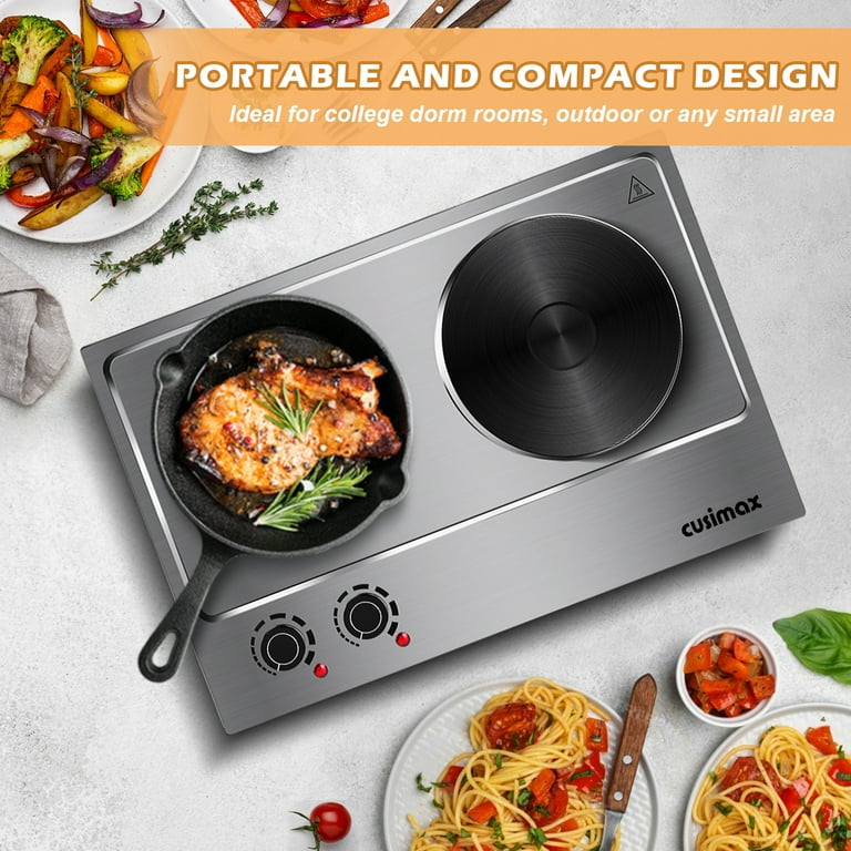 Cusimax 1500W Portable Hot Plate Review: A Useful Spare Burner