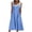 Blue, variant on Aline Linen Dresses for Women Summer Casual Floral Lace Sleeveless Tank Dresses Semi Formal Beach Vacation Sundresses Blue, L