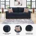 thumbnail image 5 of Signature Design by Ashley Furniture Aviemore Blue Queen Sofa Sleeper, 5 of 10