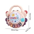 thumbnail image 3 of Tarmeek Baby Toys Hand Held Tambourine Drum for 6-9-12 Month Toddlers, Bell Jingles Percussion Educational Drum Instrument Infant Toys Christmas Birthday Presents for Boys Girls Age 1 2 3 Years Old, 3 of 6