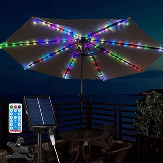hampton bay patio umbrella with solar lights Garden Winds Replacement Canopy Top Cover for LED Offset - WILL FIT MODEL YJAF-052 ONLY Experience the finest in outdoor and patio shading with this 10 ft Solar Patio Umbrella w/ Light