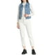 thumbnail image 2 of Chaleco sin mangas de mezclilla lavado para mujer Inspire Chic con botones y bolsillos azul claro 3XL, 2 of 6