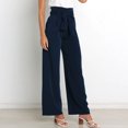 thumbnail image 3 of Pantalones Sueltos De Mujer,Pantalones Casuales Cintura Suelta Pantalones De Correa De Cintura De Mujer Pantalones De Trabajo De Mujer Innovación Moderna, 3 of 8