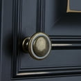 thumbnail image 4 of GlideRite 1-1/4 in. Classic Round Ring Cabinet Knobs, Antique Brass, Pack of 5, 4 of 5