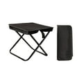 thumbnail image 3 of koolsoo Camping Stool Portable Folding Stool Foot Stool Backpacking Stool Small Folding Chair Camp Stool for Outdoor Traveling Picnic Black Large, 3 of 8