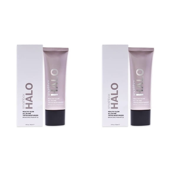 Crema hidratante con color Smashbox Halo Healthy Glow SPF 25 40 ml x2