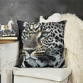 thumbnail image 2 of Black Pillowcases Animal Print Pillow Case Decorative Throw Pillow Cover for Home Sofa Office, 2 of 5