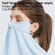 thumbnail image 5 of Máscara facial unisex de verano para correr y ciclismo para mujeres con orejas de montaje ajustables, 5 of 5