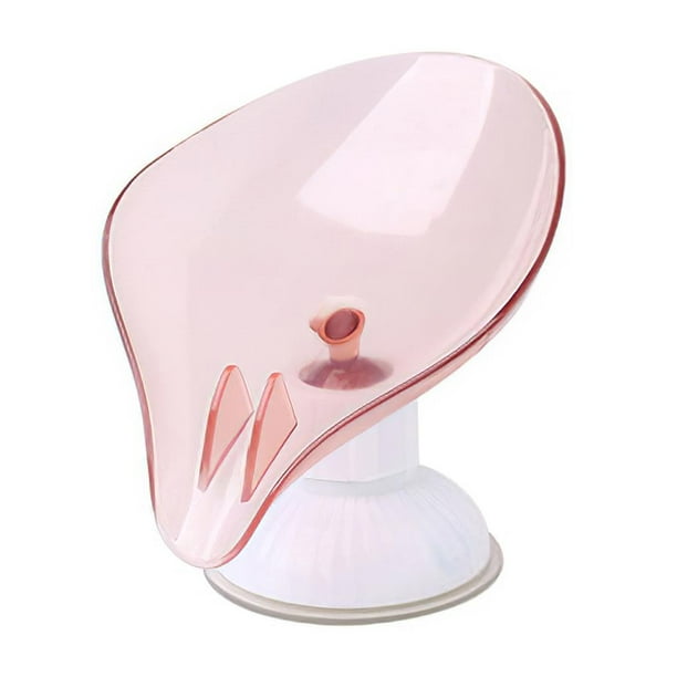 Jabonera Con Diseño De Ventosa Desmontable, Jabonera De Estilo De Hoja, Jabonera De Plástico Antideslizante Para Cocina, Baño Y Baño Cateissary HA027916-01