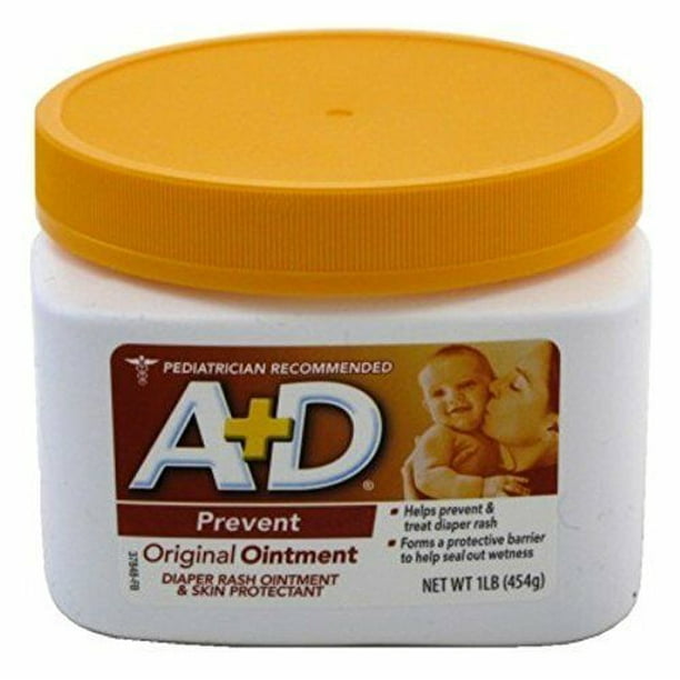 A+D Diaper Rash & Skin Protectant Prevent Original Ointment, 16oz, 6