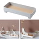 thumbnail image 3 of Bandeja de almacenamiento decorativa Bandeja decorativa Bandeja de servicio para baño y cocina Escritorio gris rectangular, 3 of 9