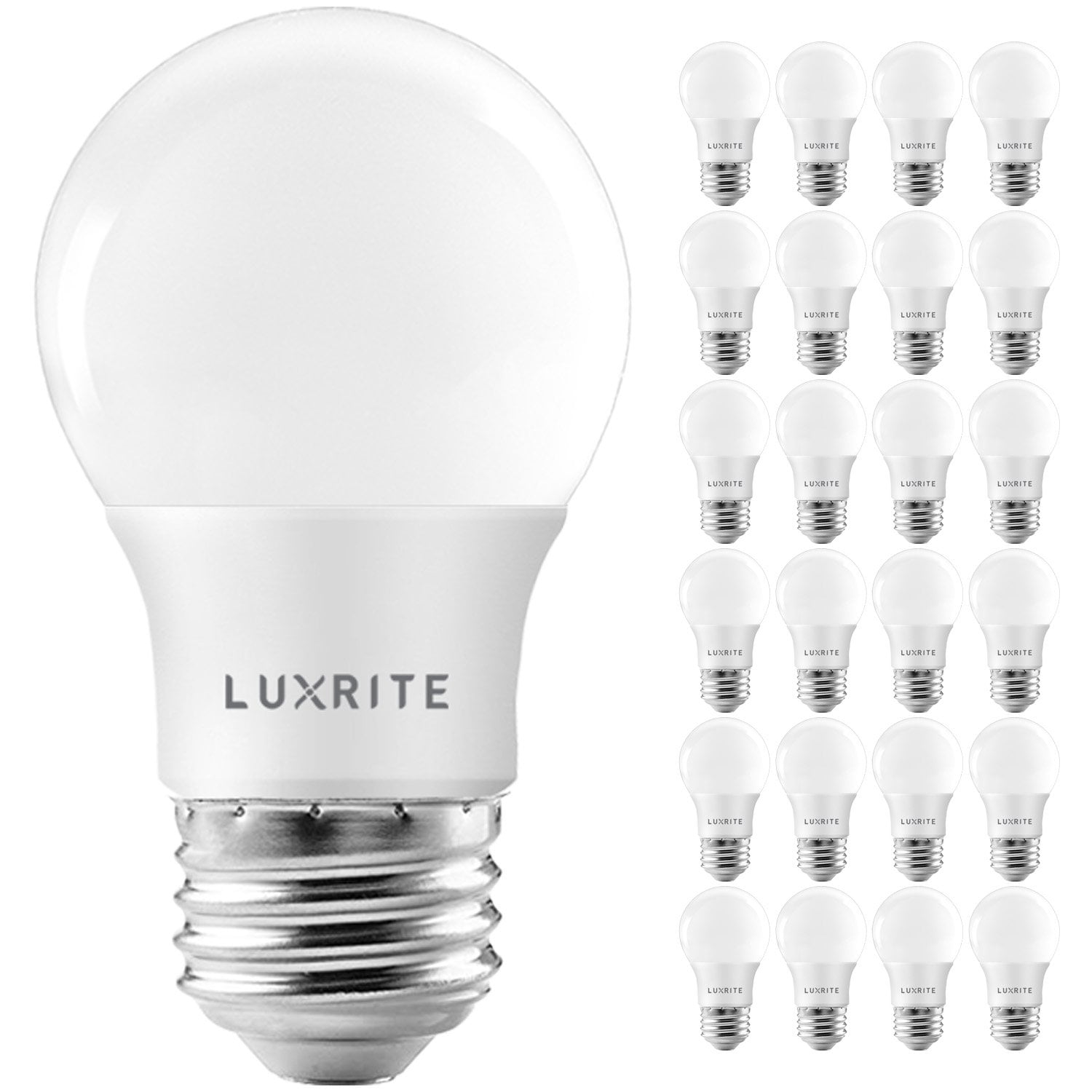 24-Pack Warm White Non-Dimmable Energizer A19 40 Watt Equivalent LED Light Bulb 