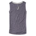 thumbnail image 1 of Aeropostale - Camiseta de tirantes para mujer con rayas pop-color, gris, extra pequeña Aeropostale Camiseta sin mangas, 1 of 1