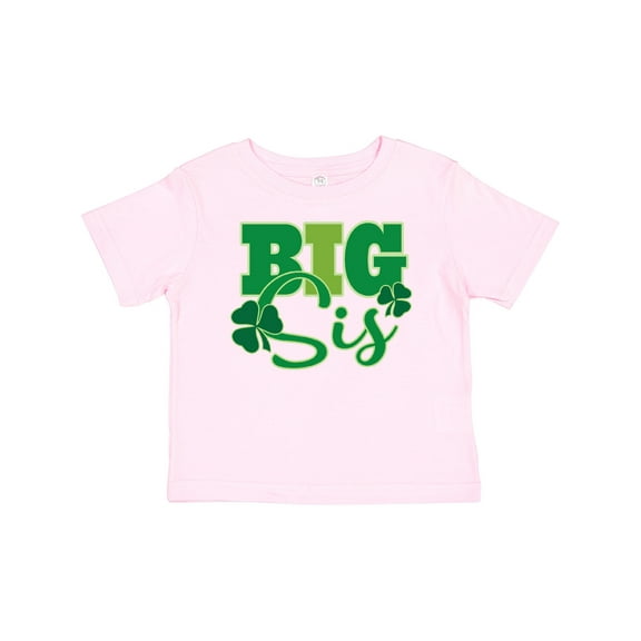 Inktastic Big Sis Irish St Patricks Sister Girls Baby T-Shirt