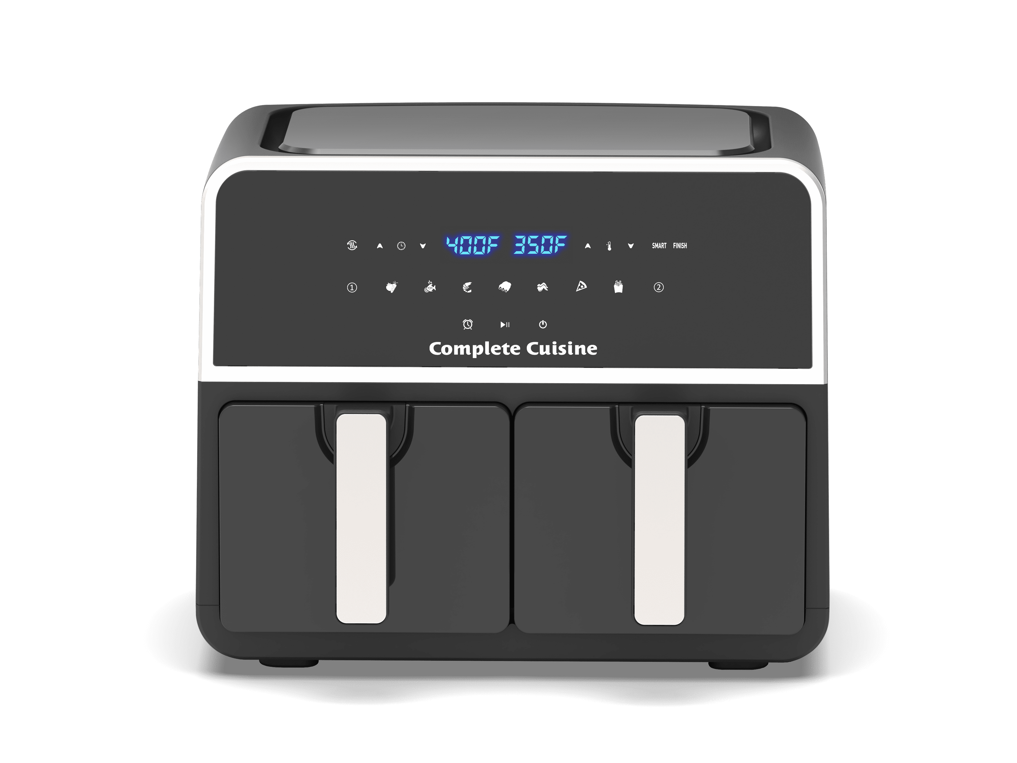 9.5 Quart Dual Zone Digital Air Fryer- Air Fry, Roast, Bake & Grill