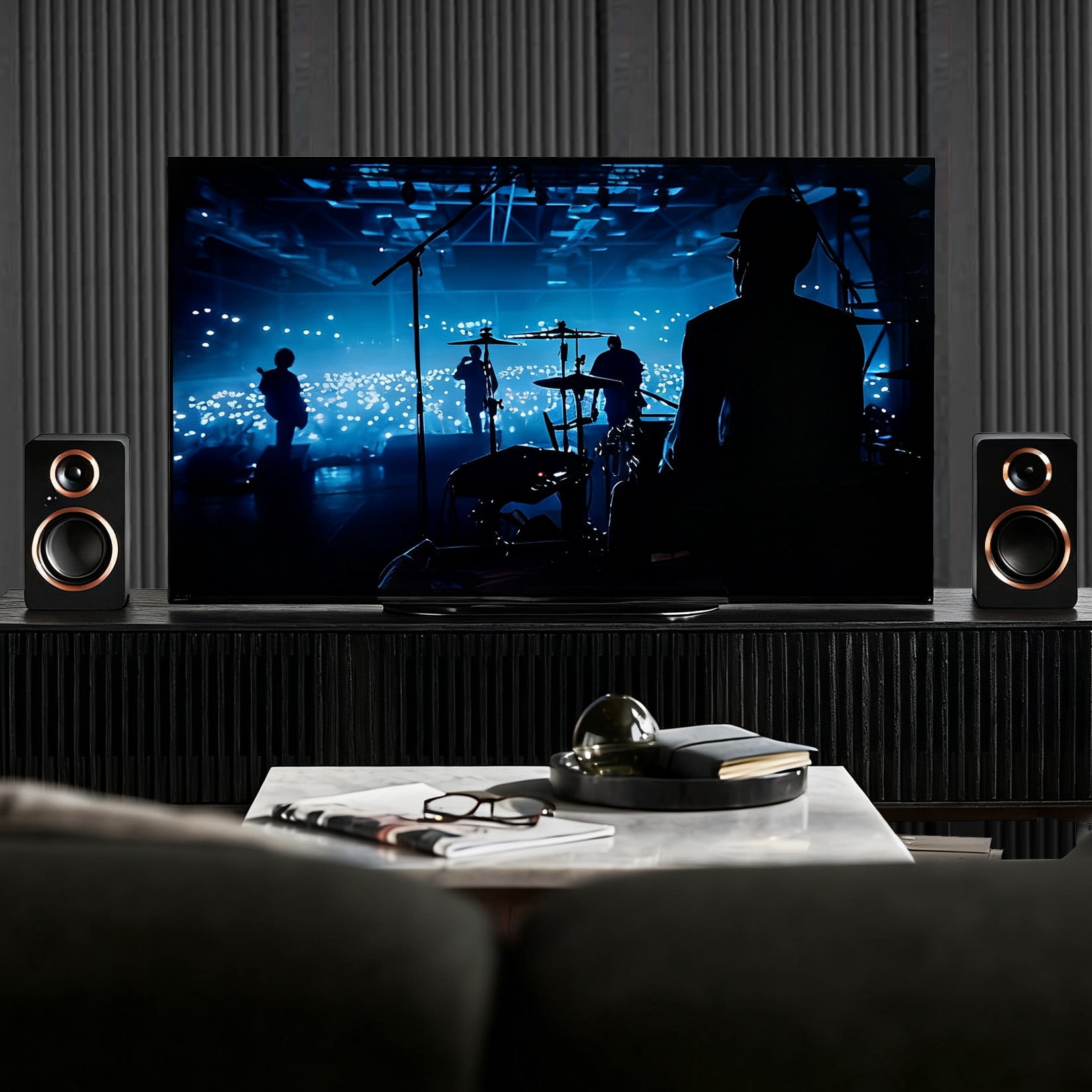 2 Pack Acoustic Foam Panels 48 x 24 x 2 inch, High Density Soundproof Wedge Panels for Studio Sound Absorption, Noise Reduction Foam for Office Home Theater Recording Room
