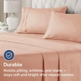 thumbnail image 5 of CGK Linens Ultra Soft & Comfy Pillowcases Set of 2 - Queen / Standard Size Hotel Quality Breathable 2-Piece Pillow Covers, Mauve, 5 of 7