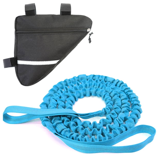 Cuerda de remolque Soidarity para bicicletas de niños azul con correa de tracción elástica