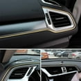 thumbnail image 7 of 1set Car Interior Moulding Trim 16.4ft Automobile Filler Trim Strip Universal Decorations with Scraper Tool Fit for Most Car golden, 7 of 7