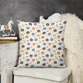 Bybiment 1 Pack Plush Throw Pillow Cover, Halloween Pattern Creepy