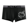 thumbnail image 3 of Ropa interior de pareja de anime Hello Kitty, linda tanga sexy sin costuras con lazo de perlas, pantalones de entrepierna de algodón puro de cintura baja para mujer, accesorios, 3 of 5