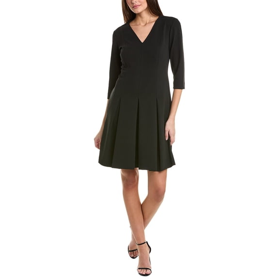 Natori womens  Sold Knit Crepe Dress, 14