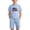Light Blue, variant on Kids 4th of July USA Flag Short Sleeve T-Shirt and Shorts 2 Piece Matching Outfit Set, Black, Unisex for Kids Boys Girls,Size 7 T