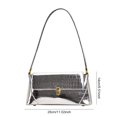thumbnail image 3 of Bolso Mini Hobo Bolso de cuero de PU para axila de gran capacidad para mujer Color sólido Y2K bolso con asa de calidad, 3 of 8