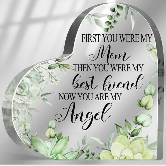 Sympathy Memorial Gifts for Loss of Mother, Loss of Mom Sympathy Gifts, Bereavement Condolences Grief Gifts, Remembrance Plaque for Loss Mom, Funeral Memorial Decor Sign