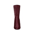 thumbnail image 2 of Unique Bargains Bottes Mi-Mollet Pliables à Talons Blocs à Bout Rond pour Femmes Bourgogne (Taille 5,5), 2 of 8